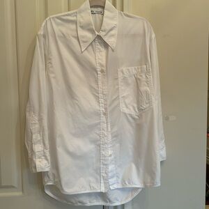Zara White Blouse